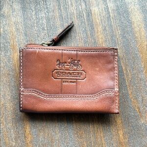 Coach Brown Leather Wallet